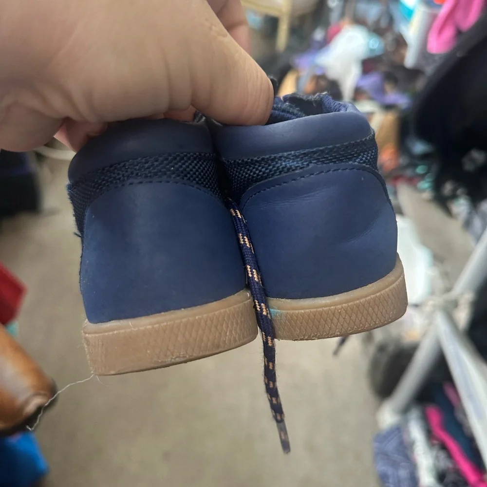 Cat &‎ Jack Navy and Brown Kids Sneakers
